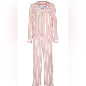 Rails Pajama Set Pink & White Size Small